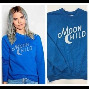 Kid Dangerous Moon Child Crew Neck Sweatshirt NWT